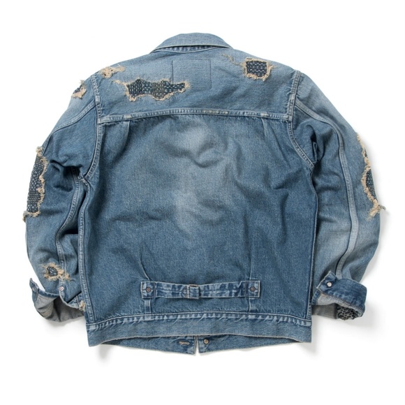 Studio D'Artisan "Noragi Boro" Selvedge Type 1 Jacket (size 42) - Picture 10 of 10